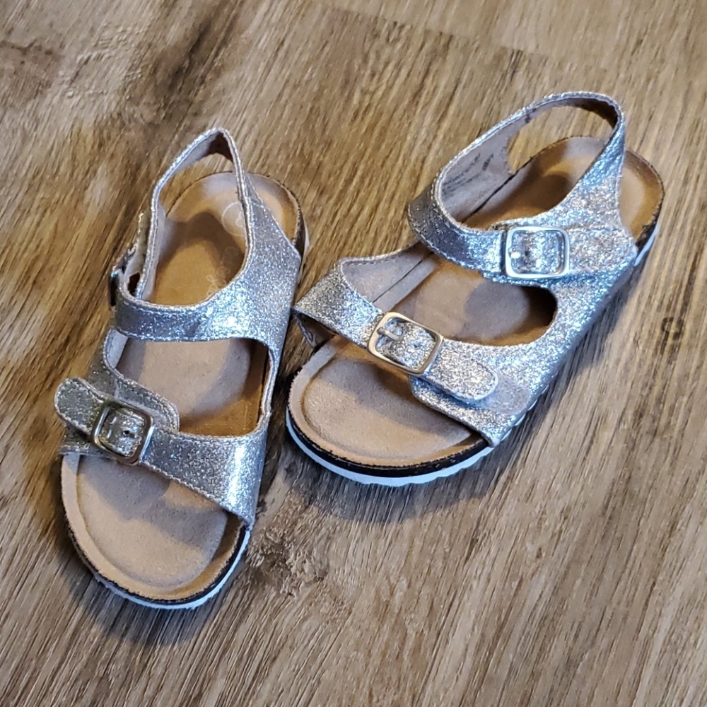 Cat and jack silver sandals